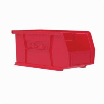 Akro-Mils® 30230RED Hang and Stack Bin, 10-7/8 in L x 5-1/2 in W x 5 in H, Red
