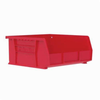 Akro-Mils® 30235RED Hang and Stack Bin, 10-7/8 in L x 11 in W x 5 in H, Red