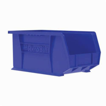 Akro-Mils® 30240BLUE Hang and Stack Bin, 14-3/4 in L x 8-1/4 in W x 7 in H, Blue