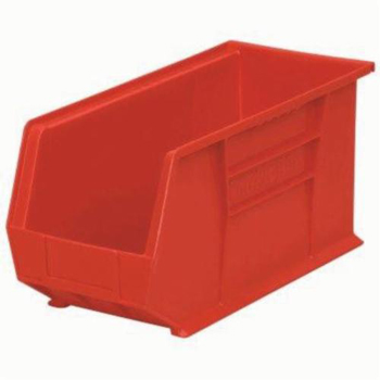 Akro-Mils® 30265RED Hang and Stack Bin, 18 in L x 8-1/4 in W x 9 in H, Red