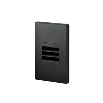 Juno® LMSW Mini Outdoor Step Light, 2 LED Lamp, 2.6 W Fixture, 120 VAC, Textured Black Housing