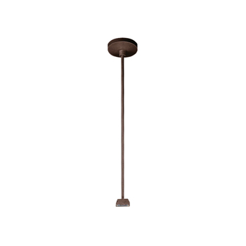 Juno® Trac-Master® T91 Rigid Ceiling Pendant Stem Kit, 4-3/4 in Dia x 12 in L, Polycarbonate
