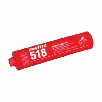 Loctite 518 Gasket Eliminator Flange Sealant, 300 mL Cartridge, Liquid, Red, 1.1