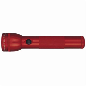 MAGLITE® S2D016-RED High Intensity Premium Flashlight,. Incandescent Bulb, Aluminum, 27 Lumens