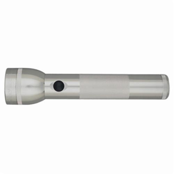 MAGLITE® S2D016-SILVER High Intensity Premium Flashlight,. Incandescent Bulb, Aluminum, 27 Lumens