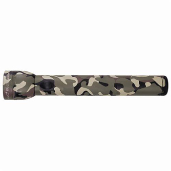 MAGLITE® S3D016-CAMO Heavy Duty High Intensity Flashlight, 19 W. Incandescent Bulb, Aluminum, 45 Lumens
