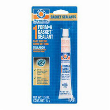 Permatex® Form-A-Gasket® #1 Fast Dry Rigid Cure Gasket Sealant, 1.5 oz Tube, Paste, Reddish Golden Brown, 0.85
