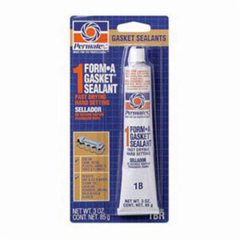 Permatex® Form-A-Gasket® #1 Fast Dry Rigid Cure Gasket Sealant, 3 oz Tube, Paste, Reddish Golden Brown, 0.85