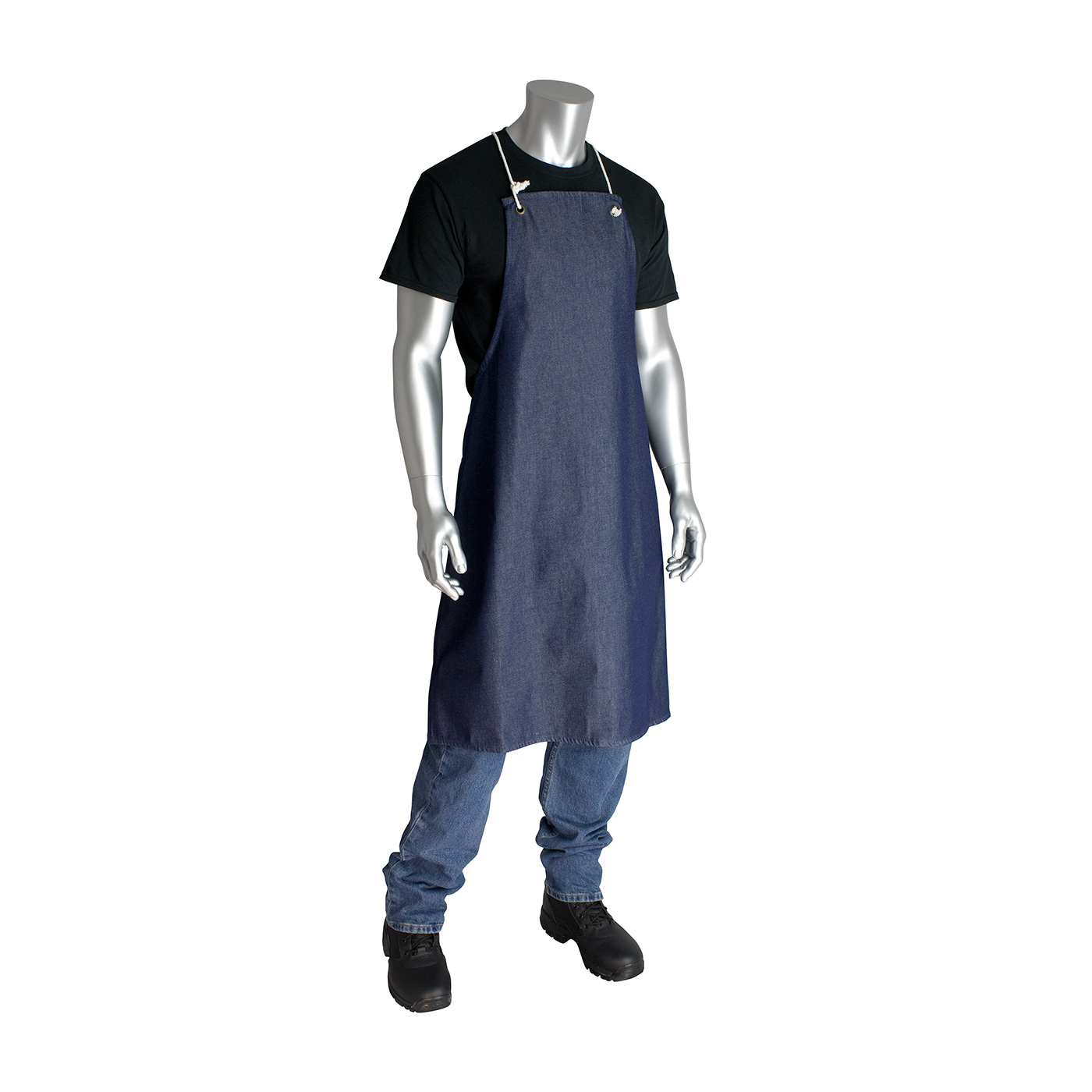 100% COTTON BLU DENIM BIB STYLE APRONS