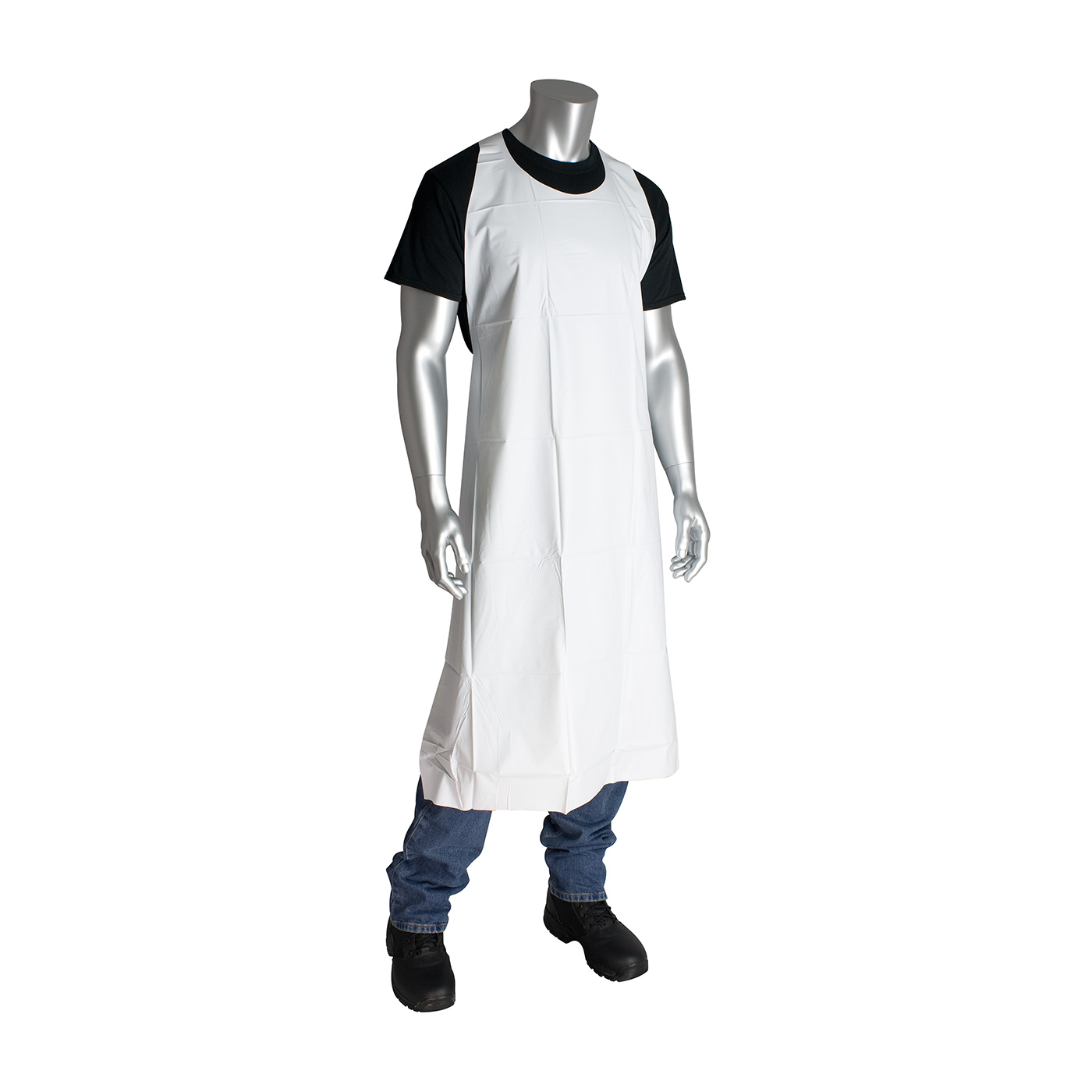 VINYL POT SINK APRONS 8 MIL WHT 35INX4