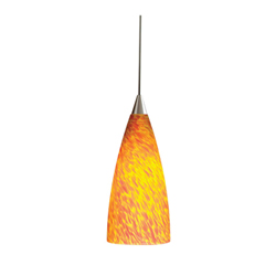 Juno&reg; Flex 12&trade; TLP314 Decorative Pendant, T4 Halogen/MR16CG Lamp, 12/24 V, Inferno Housing