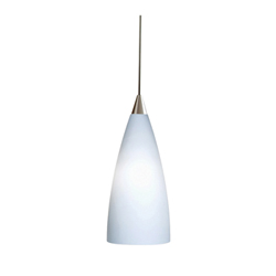 Juno&reg; Flex 12&trade; TLP314 Decorative Pendant, T4 Halogen/MR16CG Lamp, 12/24 V, Opal Housing