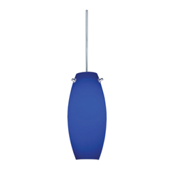 Juno&reg; Flex 12&trade; TLP322 Decorative Pendant, T4 Halogen/MR16CG Lamp, 12/24 V, Cobalt Housing