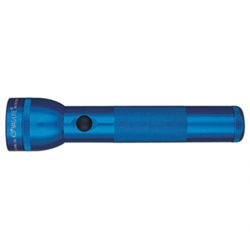 MAGLITE&reg; S4D016-BLUE High Intensity Premium Flashlight,. Incandescent Bulb, Aluminum, 98 Lumens