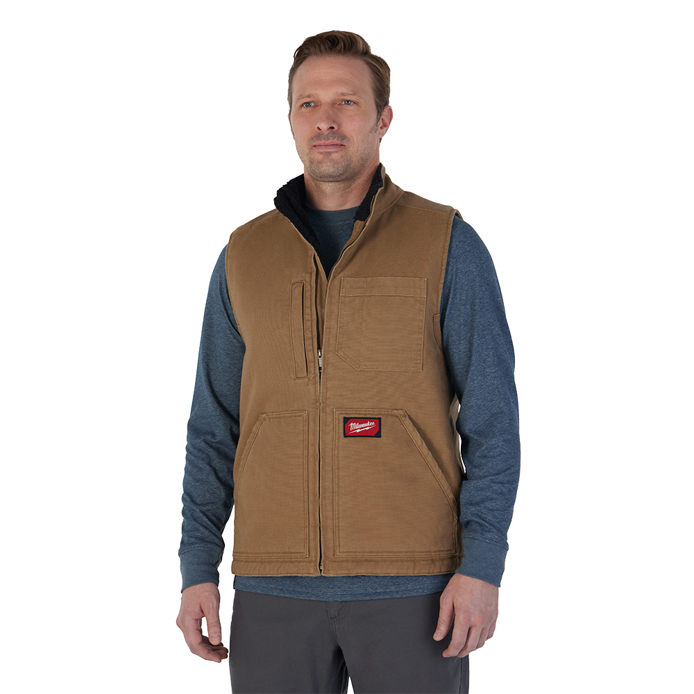 MILWAUKEE XLG HD BRN VEST
