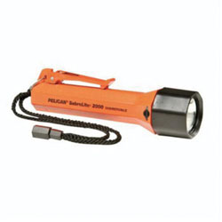 Pelican&trade; SabreLite&trade; 2000 Industrial Grade Flashlight,. Xenon Bulb, ABS Plastic, 53 Lumens, 1 Bulb