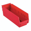 Akro-Mils® 30120RED Shelf Bin, 11-5/8 in L x 4-1/8 in W x 4 in H, 78 cu-in, Red