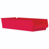 Akro-Mils® 30158RED Shelf Bin, 17-7/8 in L x 8-3/8 in W x 4 in H, 214 cu-in, Red