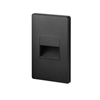 Juno® LMSW Mini Outdoor Step Light, 2 LED Lamp, 2.6 W Fixture, 120 VAC, Textured Black Housing