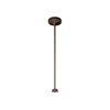 Juno® Trac-Master® T91 Rigid Ceiling Pendant Stem Kit, 4-3/4 in Dia x 12 in L, Polycarbonate