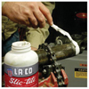 LA-CO® Slic-Tite® Heavy Duty Pipe Thread Sealant, 1/2 pt Brush Top Can, Paste, White, 1.48
